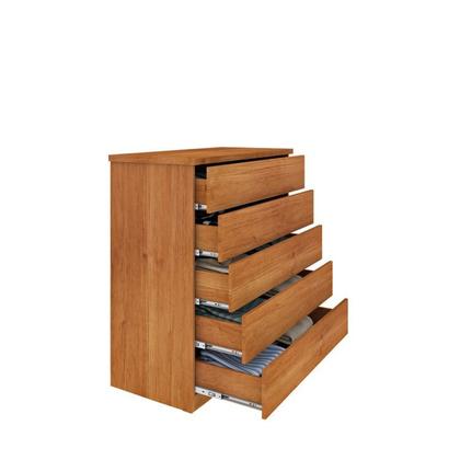 Imagem de Guarda-roupa 6 Portas Portugal e Comoda 5 Gavetas Premium Espresso Móveis