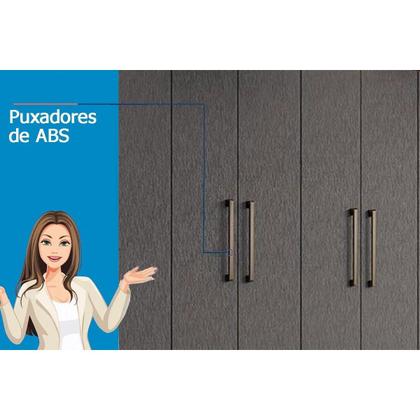 Imagem de Guarda Roupa 8 Portas  e 4 Gavetas Nápoles Atacama - Santos Andirá