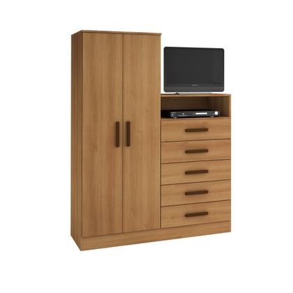 Imagem de Guarda-Roupa Armário Roupeiro Cômoda Quarto Solteiro