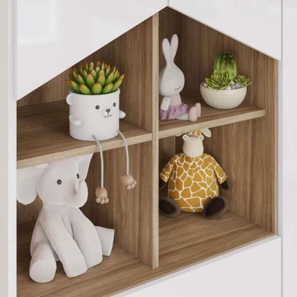 Imagem de Guarda Roupa Bebê 4 Portas 2 Gavetas Ternura Henn