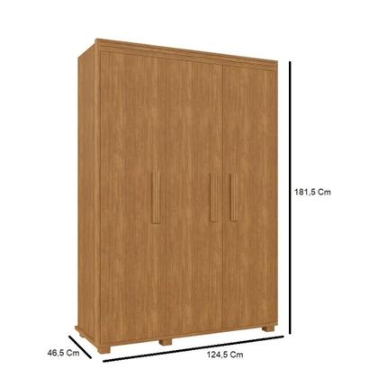 Guarda Roupa Belize Multiuso 100% Mdf Cinamomo- Fenix - Guarda-Roupa ...