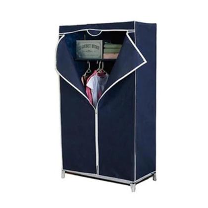 Imagem de Guarda roupa cabideiro portatil com prateleiras para camping