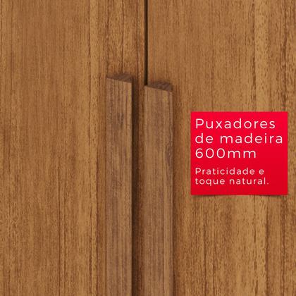 Imagem de Guarda-Roupa Casal 100% MDF 6 Portas e 4 Gavetas Espanha - Tudo de Móveis