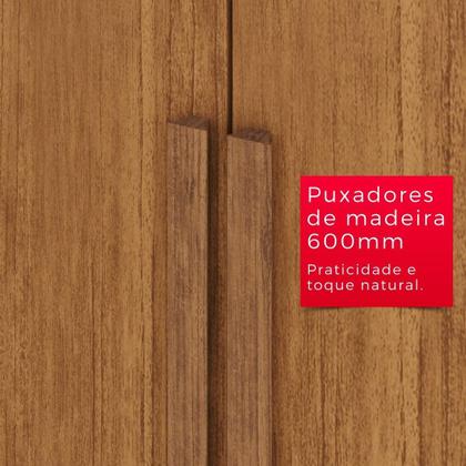 Imagem de Guarda-Roupa Casal 100% MDF 8 Portas e 4 Gavetas Herrera Com Espelho - Tudo de Móveis