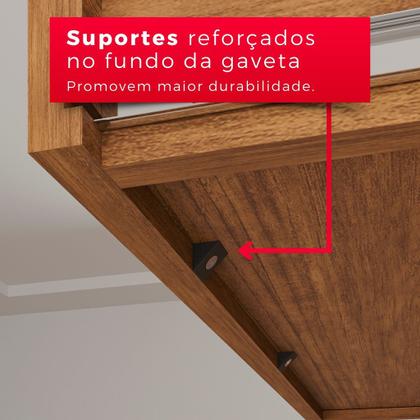 Imagem de Guarda-Roupa Casal 100% MDF 8 Portas e 4 Gavetas Herrera - Tudo de Móveis