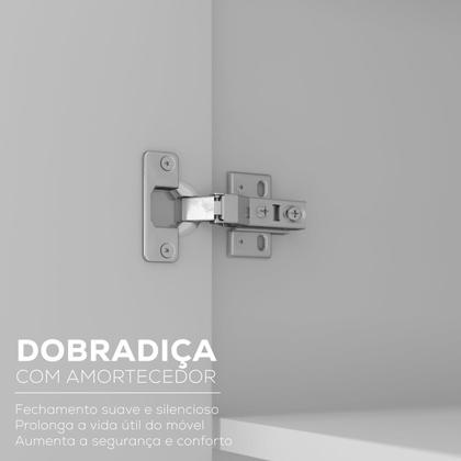 Imagem de Guarda-Roupa Casal 100% Mdf Bp 6 Portas 4 Gavetas Asti