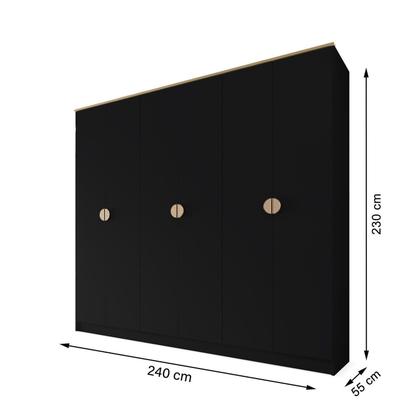 Imagem de Guarda-Roupa Casal 100% Mdf Bp 6 Portas 4 Gavetas Asti