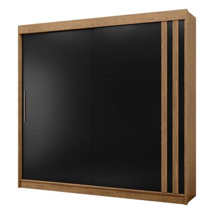 Imagem de Guarda Roupa Casal 100% MDF Toquio 2 Portas de Correr 4 Gavetas Espresso Móveis