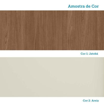 Imagem de Guarda-roupa Casal 194,4cm 6 Portas 2 Gavetas Com Espelho Horácio Estilo Mm Jatoba/areia