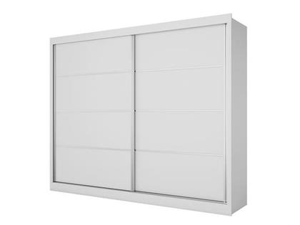Imagem de Guarda Roupa Casal 2 Portas 4 Gavetas - Verona-Branco Acetinado - Made Marcs
