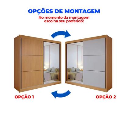 Imagem de Guarda Roupa Casal 2 Portas 6 Gavetas 100% Mdf Coliseu
