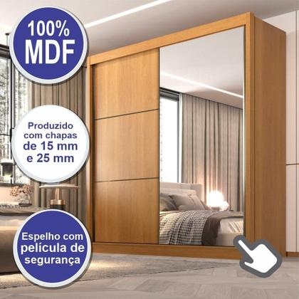 Imagem de Guarda Roupa Casal 2 Portas 6 Gavetas 100% Mdf Coliseu