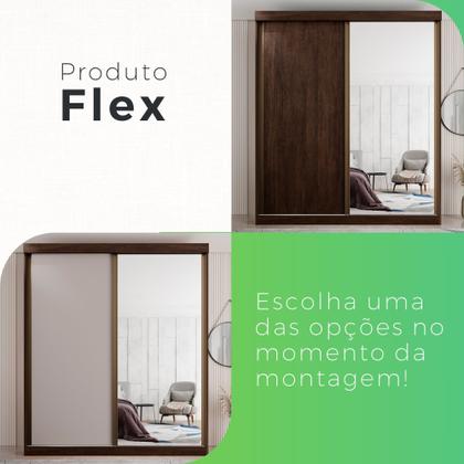 Imagem de Guarda Roupa Casal 2 Portas de Correr 3 Gavetas Búzios 100% MDF