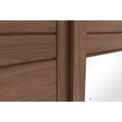 Imagem de Guarda Roupa Casal 2 Portas de Correr e 3 Gavetas Verg Branco/Rosa - Henn