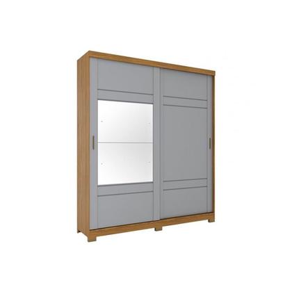 Imagem de Guarda Roupa Casal 2 Portas de Correr e 3 Gavetas Verg Branco/Rosa - Henn