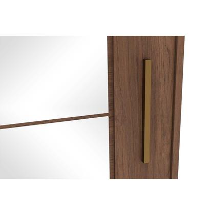 Imagem de Guarda Roupa Casal 2 Portas de Correr e 3 Gavetas Verg Branco/Rosa - Henn