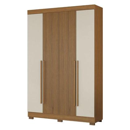 Imagem de Guarda Roupa Casal 2030240 Atacama Areia com Armário Multiuso 2000191 e Cômoda 2014143 Atacama - Aramóveis