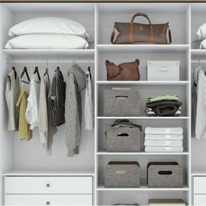 Imagem de Guarda Roupa Casal 3 Portas de Correr 6 Gavetas 270,5cm Spazio 100% MDF