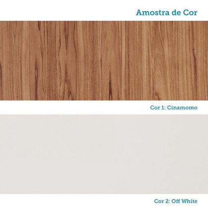 Imagem de Guarda-Roupa Casal 3 Portas de Correr com Espelho e Pés 199cm 100% MDF Roma Espresso Móveis