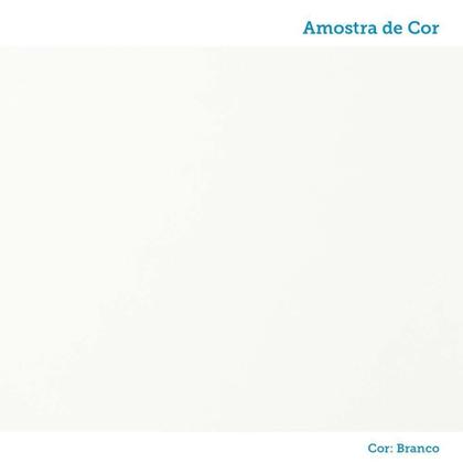 Imagem de Guarda-Roupa Casal 3 Portas de Correr Espelho 7 Gavetas 1 Sapateira e 8 Pés 192cm 100% MDF Luiza Branco