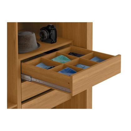 Imagem de Guarda-roupa Casal 4 Espelhos 2 Portas de Correr Essencial Espresso Móveis