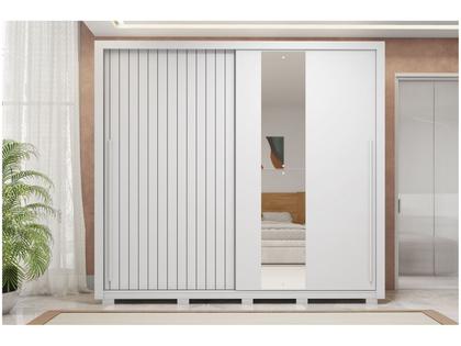 Imagem de Guarda-roupa Casal 4 Gavetas 2 Portas Caemmun Romanus