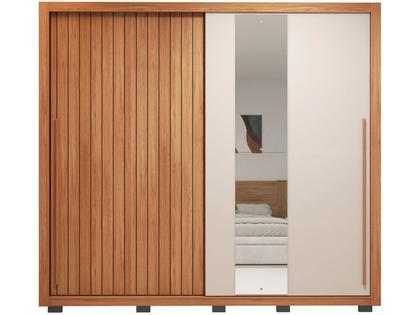 Imagem de Guarda-roupa Casal 4 Gavetas 2 Portas Caemmun Romanus