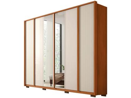 Imagem de Guarda-roupa Casal 4 Gavetas 6 Portas Caemmun Cléo