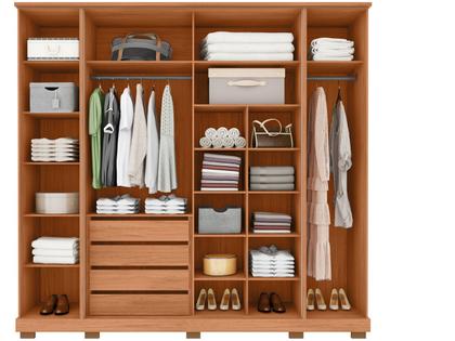 Imagem de Guarda-roupa Casal 4 Gavetas 6 Portas Caemmun Tela