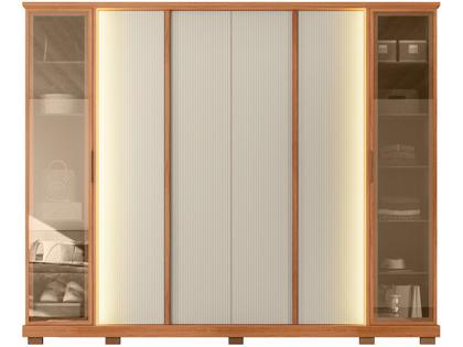 Imagem de Guarda-roupa Casal 4 Gavetas 6 Portas Caemmun Tela