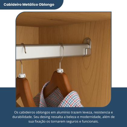 Imagem de Guarda Roupa Casal 4 Portas 2 Gavetas Primacy