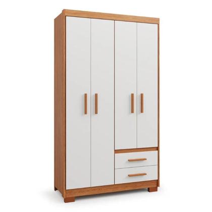 Imagem de Guarda Roupa Casal 4 Portas 2 Gavetas Primacy