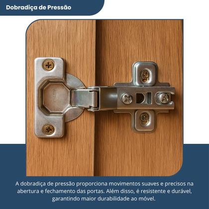 Imagem de Guarda Roupa Casal 4 Portas 2 Gavetas Primacy