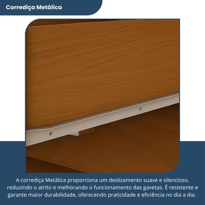 Imagem de Guarda Roupa Casal 4 Portas 2 Gavetas Primacy