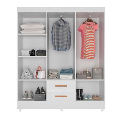 Imagem de Guarda Roupa Casal 6 Portas 2 Gavetas com Pés Lite