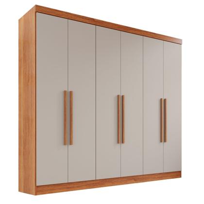 Imagem de Guarda-roupa Casal 6 Portas 2 Gavetas França