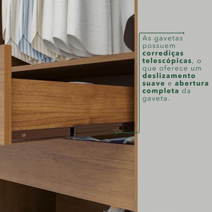 Imagem de Guarda-Roupa Casal 6 Portas 2 Gavetas França