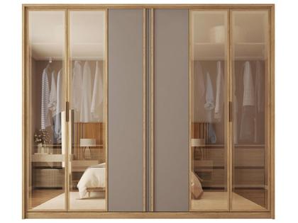 Imagem de Guarda-roupa Casal 6 Portas 4 Gavetas Caemmun Cristal