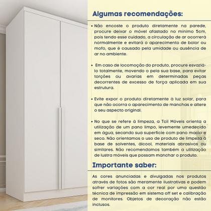 Imagem de Guarda Roupa Casal 6 Portas 4 Gavetas Cataguases Tcil