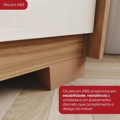 Imagem de Guarda-roupa Casal 6 Portas 4 Gavetas com Espelho Nathaniel Espresso Móveis