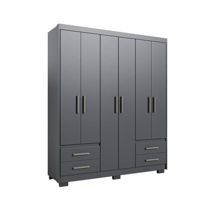 Imagem de Guarda Roupa Casal 6 Portas 4 Gavetas Primacy
