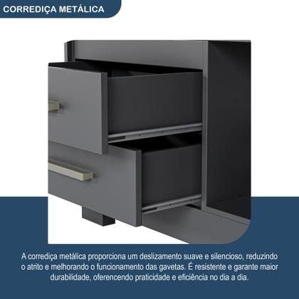 Imagem de Guarda Roupa Casal 6 Portas 4 Gavetas Primacy