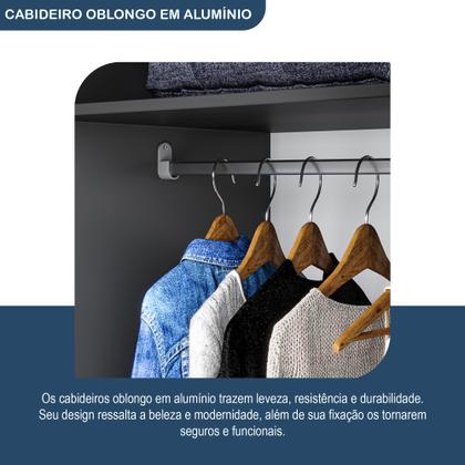 Imagem de Guarda Roupa Casal 6 Portas 4 Gavetas Primacy