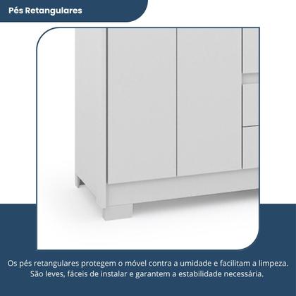 Imagem de Guarda Roupa Casal 6 Portas 4 Gavetas Primacy