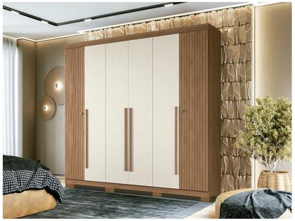Imagem de Guarda-roupa Casal 6 Portas 4 Gavetas