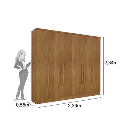 Imagem de Guarda Roupa Casal 6 Portas 4 Gavetas Veneza