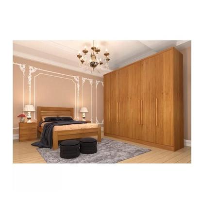 Imagem de Guarda Roupa Casal 6 Portas 4 Gavetas Veneza