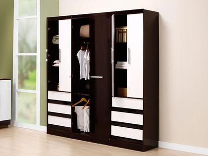 Guarda-roupa Casal 6 Portas 6 Gavetas - Araplac Sevilha - Guarda
