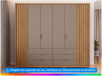 Imagem de Guarda-roupa Casal 6 Portas 6 Gavetas