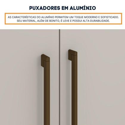 Imagem de Guarda Roupa Casal 6 Portas 8 Gavetas com Espelho Portugal 270cm Espresso Móveis